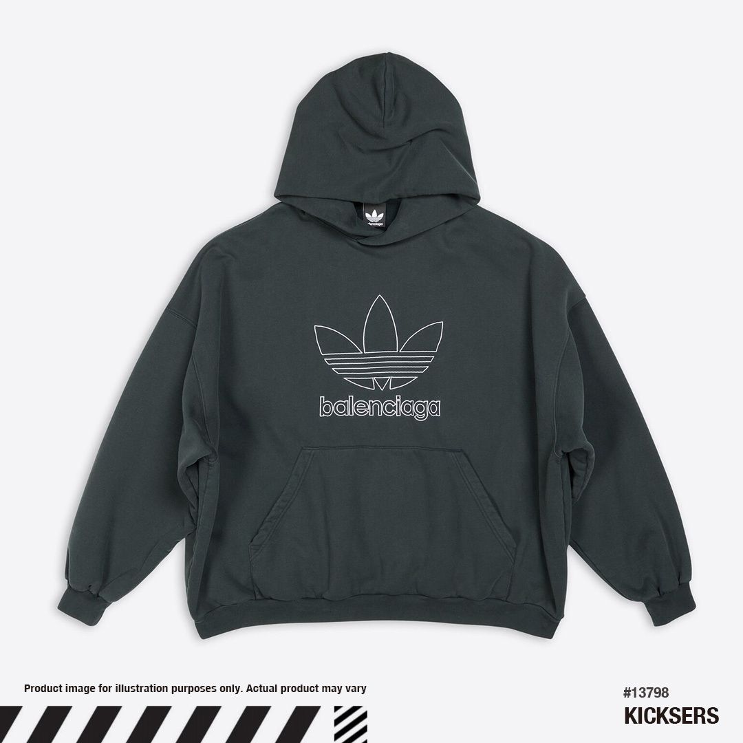 BALENCIAGA x ADIDAS Wmns HOODIE パーカー Green バレンシアガ