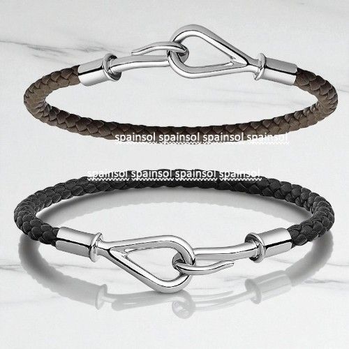 5色展開【HERMES】レザーブレスレット 《ジャンボH》 (HERMES