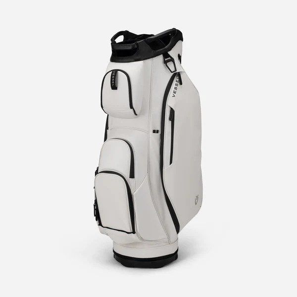 日本未販売【VESSEL】LUX カートゴルフバッグ WHITE 7 WAY TOP (VESSEL