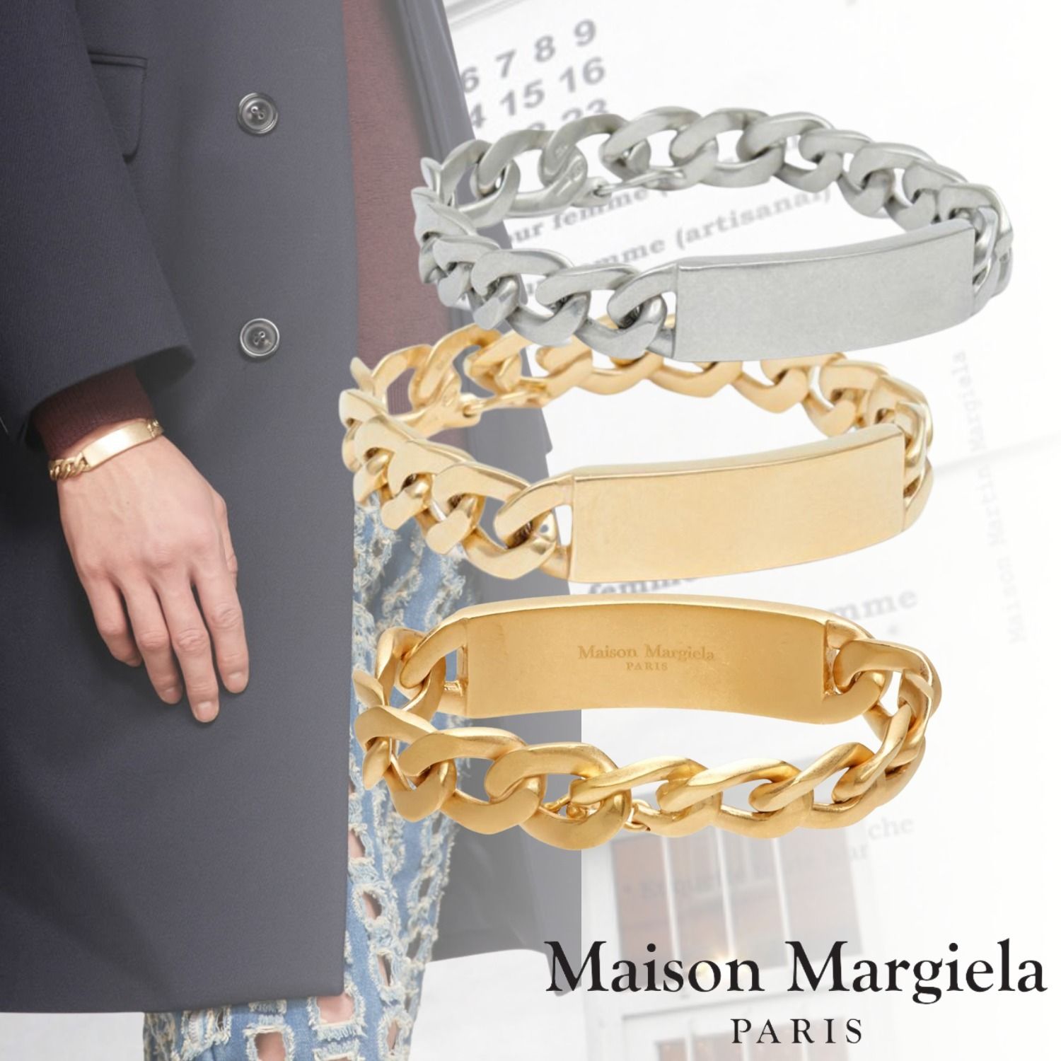 Maison Margiela Chain ID Bracelet チェーンブレスレット (Maison