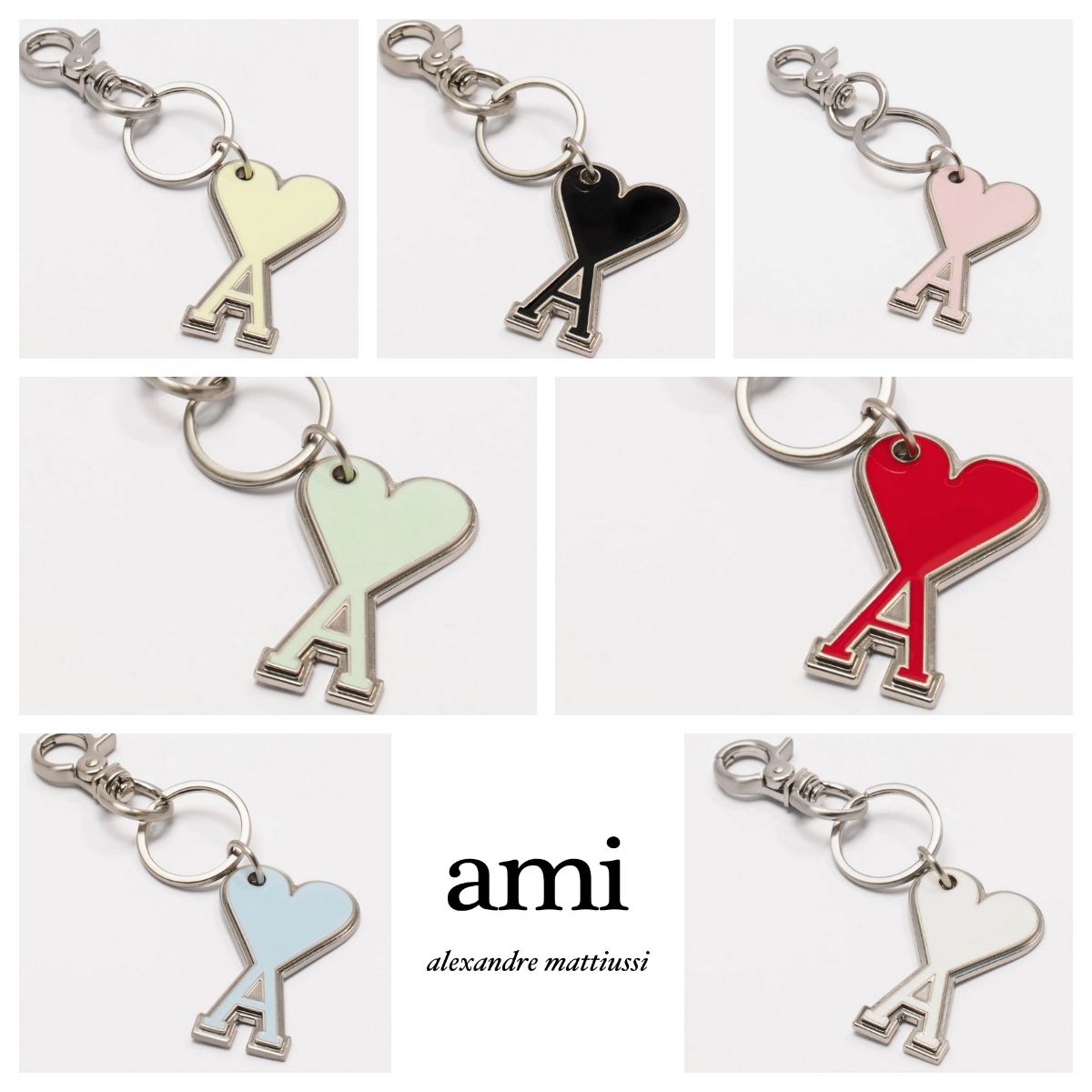 ハートキーリング／バッグチャーム ☆ ami Alexandre Mattiussi (AMI