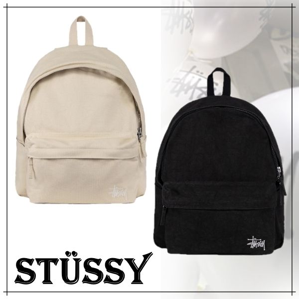 定番☆シンプル☆新作☆【STUSSY】キャンバス バックパック (STUSSY