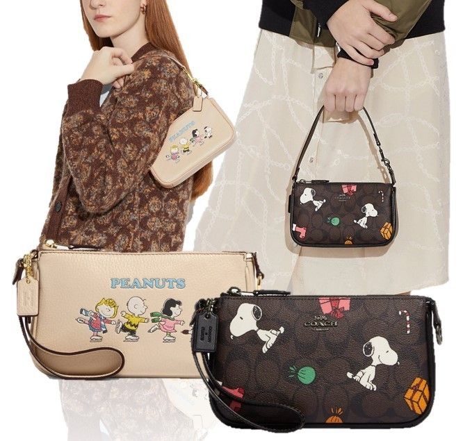 Coach x Peanuts スヌーピーコラボ ミニバッグ 関税送料込 (Coach
