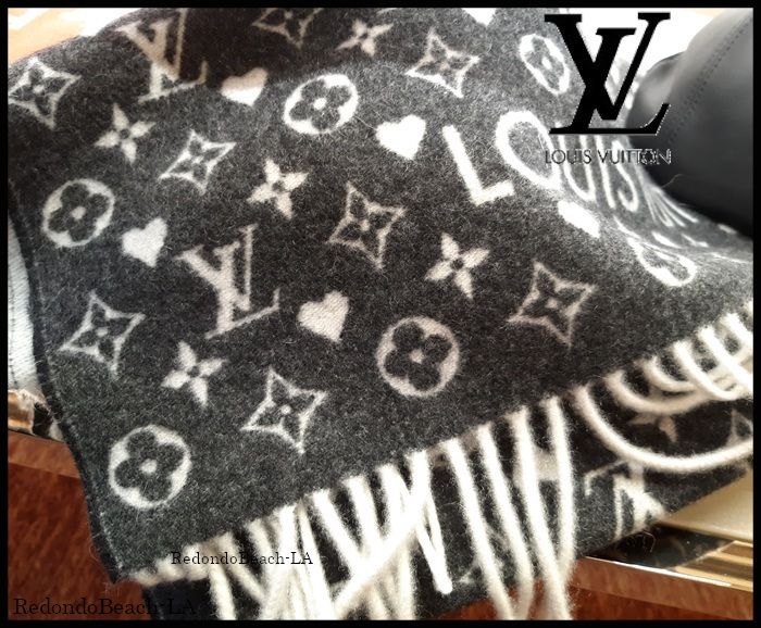 ハートが可愛い】ルイヴィトン☆エシャルプ マフラー (Louis Vuitton
