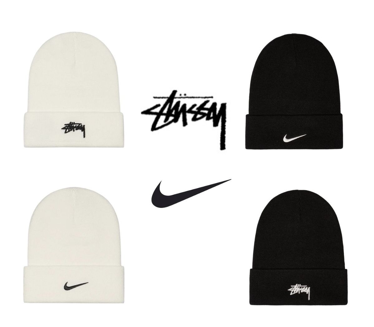 人気】Stussy × Nike NRG Cuffed Beanie ナイキ ステューシー (STUSSY