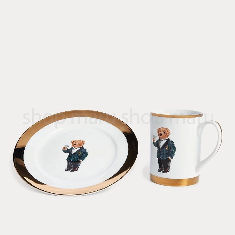 Ralph Lauren Home◇Thompsonポロベア デザートプレートセット (RALPH