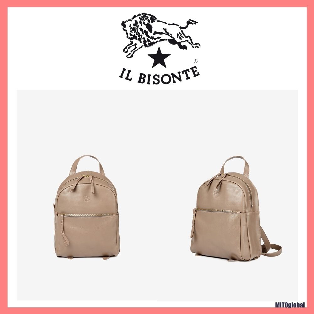 IL BISONTE】ソフトレザーバックパック☆関税込み☆ (IL BISONTE