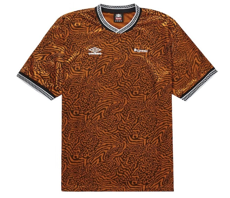Supreme Umbro Jacquard Animal Print Soccer Jersey SS23 (Supreme