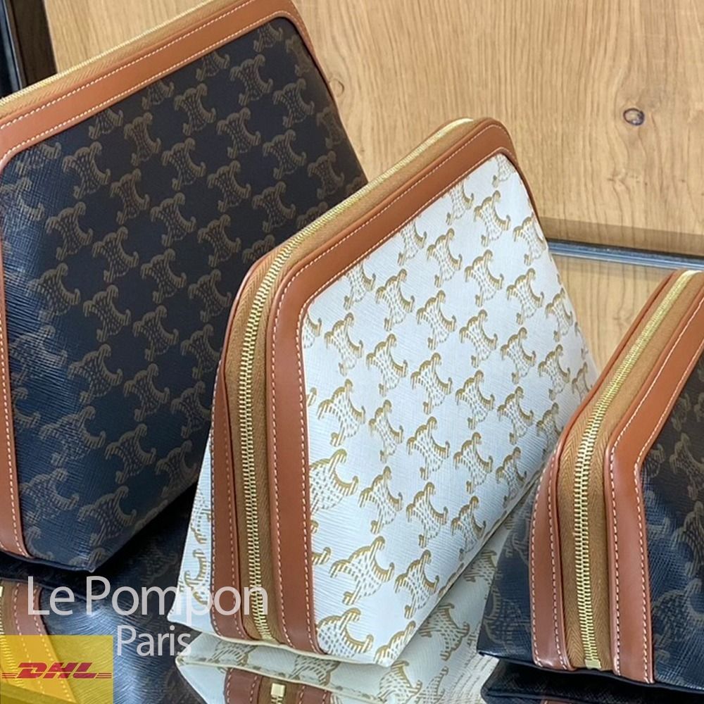 CELINE☆ミディアムコスメティックポーチ_パリ発 (CELINE/ポーチ