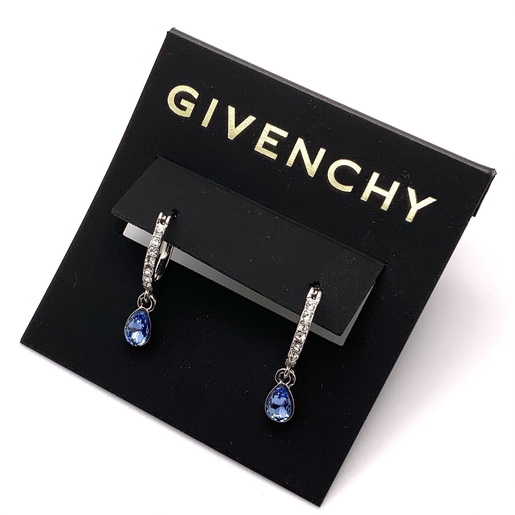 GIVENCHY ユニセックス フープドロップクリスタル ピアス (GIVENCHY