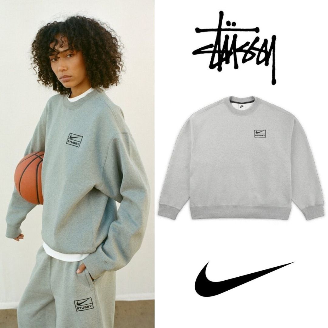 Nike x Stussy グレー トレーナー