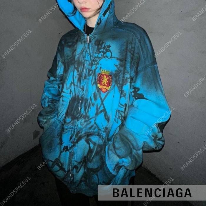 BALENCIAGA】23SS SKATER ジップアップ (BALENCIAGA/パーカー