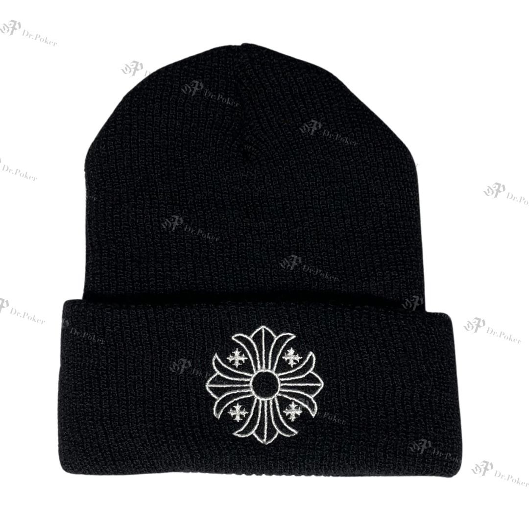 大人気定番☆ CHROME HEARTS LOGO Beanie ビーニー ニット帽 (CHROME