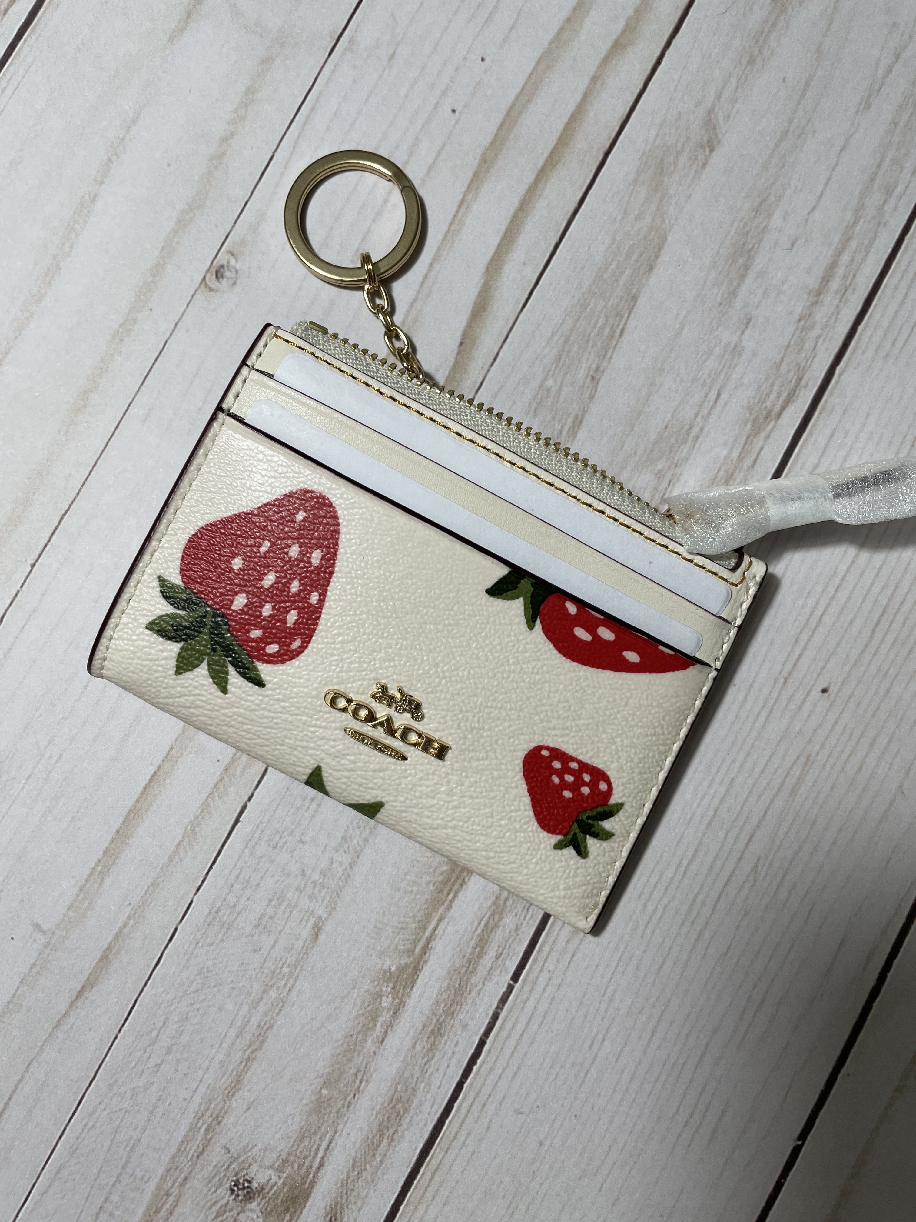 CUTE!!】COACH いちご ID カードケース CH541 柄入り選べる (Coach