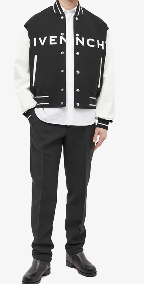 ☆送料関税込☆GIVENCHY ウール＆レザー ボンバージャケット