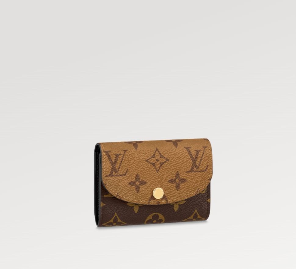 LOUIS VUITTON モノグラム・リバース ポルトモネ・ロザリ/M82333