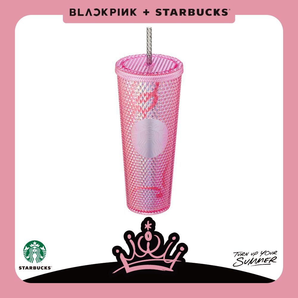 韓国スタバ】BLACKPINK☆Blackpink pink stud coldcup 710ml