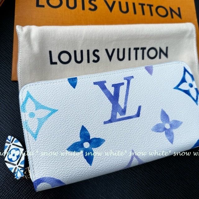 明日着 限定カラー♪ LV ジャイアントモノグラム 長財布 ZIPPY (Louis