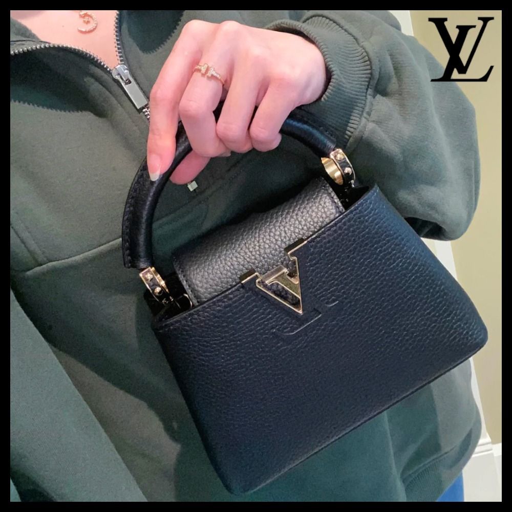 ミニサイズが可愛い♪】Louis Vuitton☆カプシーヌ MINI (Louis