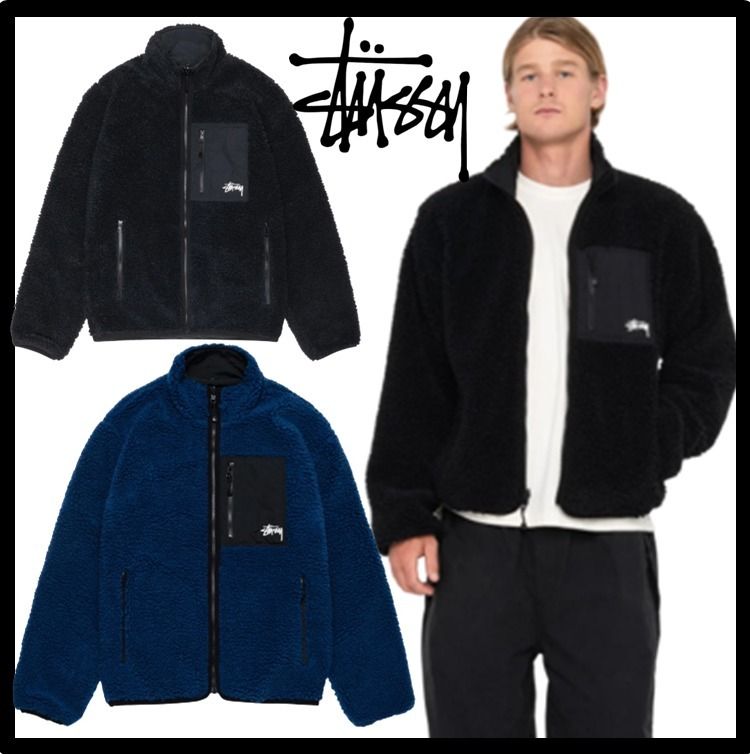 ☆関税込☆Stussy☆Stussy SHERPA REVERSIBLE JACKET☆ (STUSSY
