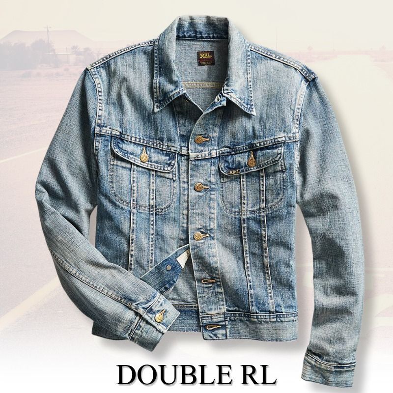 RRL Leeland Indigo Denim トラッカージャケット Leeland Wash (RRL