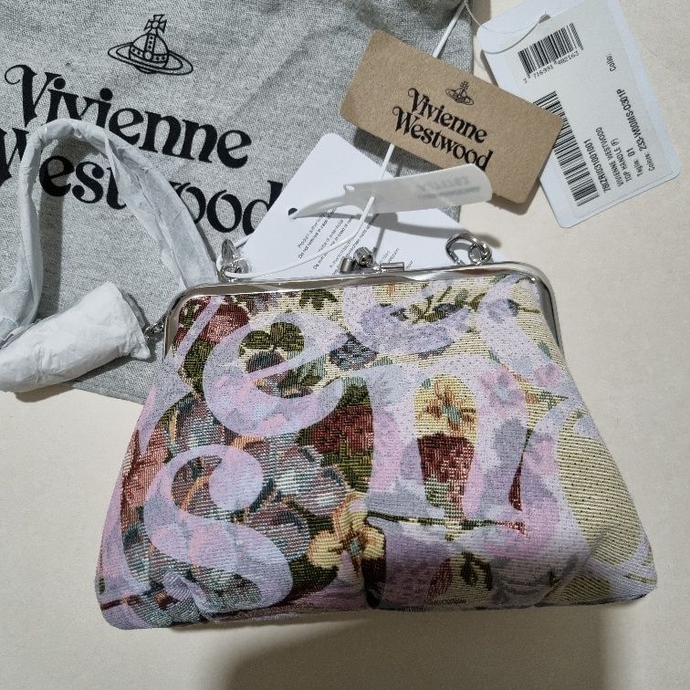 Granny/Orb【送込 Vivienne Westwood】CB Hand Bag☆花柄/大文字