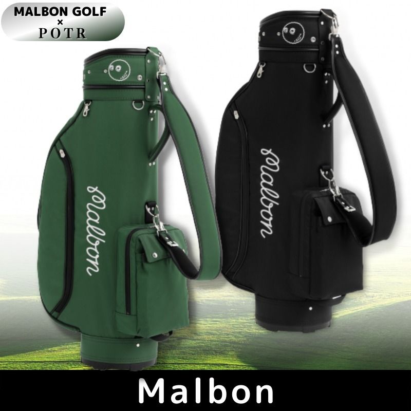 25マルボン ゴルフ Malbon golf キャディバッグ ゴルフバッグ人気 25