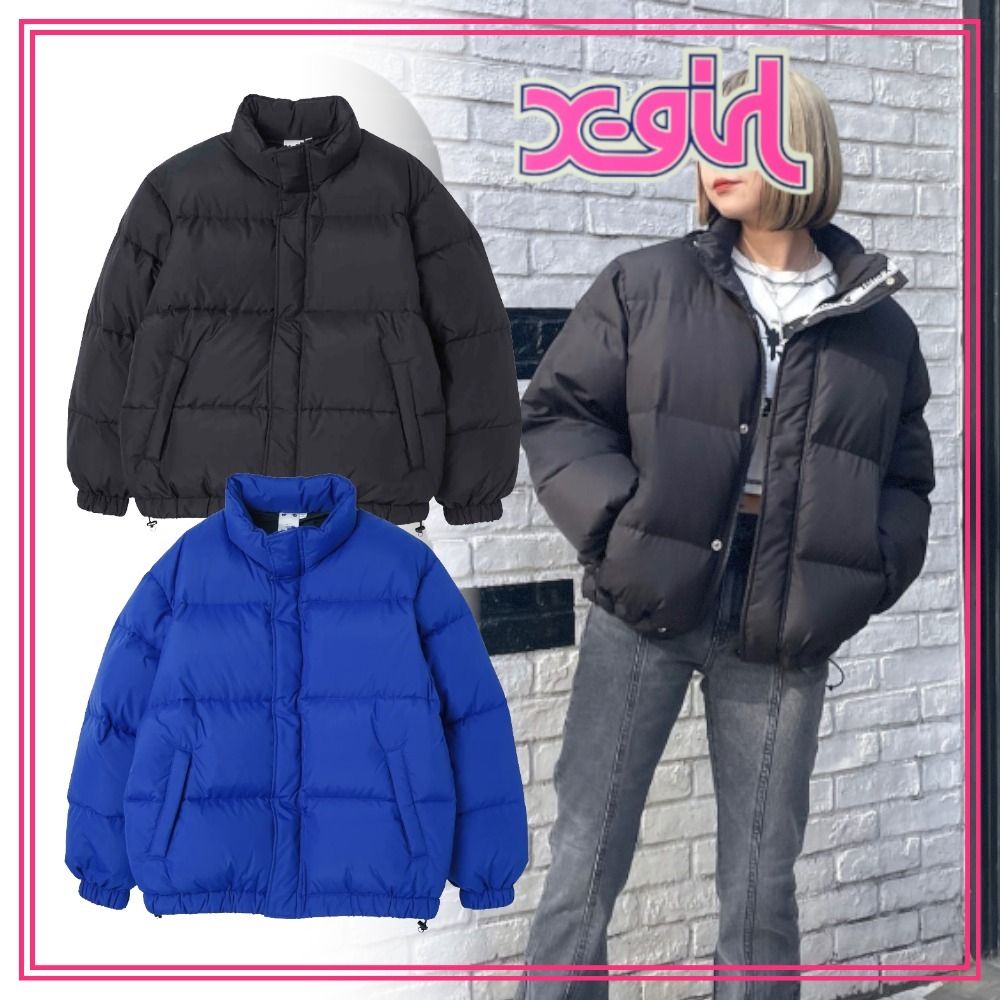 大人気 X-girl DOWN JACKET 着回し◎＆コーデのアクセントに (X-girl
