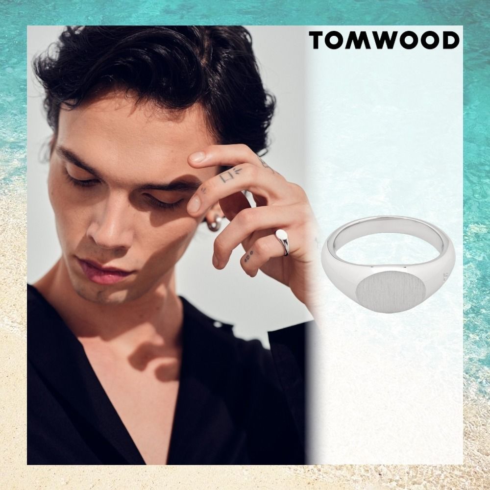 重ね付けにも【Tom Wood】Joe Ring Satin (Tom Wood/指輪・リング