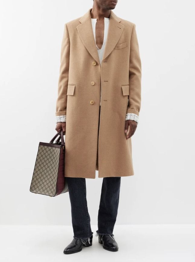 関税・送料込】Gucci23-24AW新作!入手困難!シティラベルコート (GUCCI
