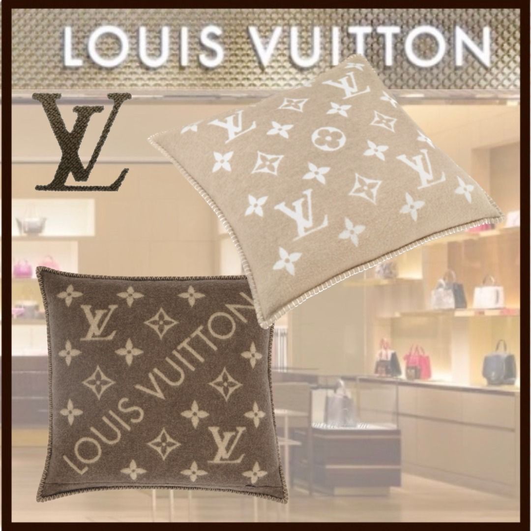 Louis Vuitton ☆ギフト◎ クッション ネオ モノグラム ロゴ (Louis