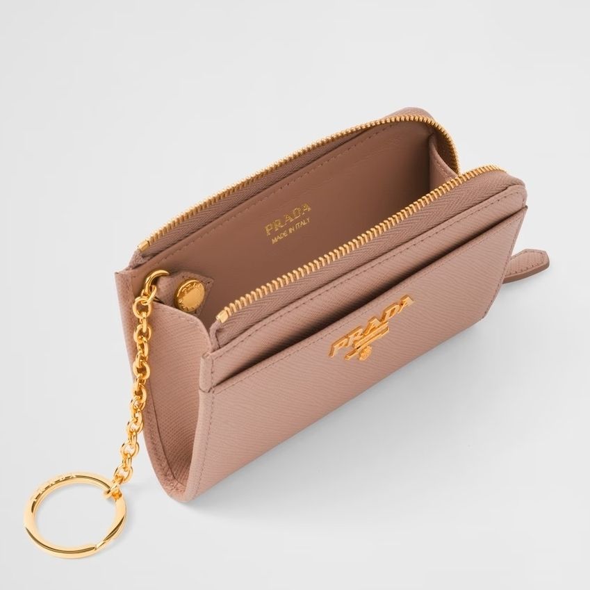PRADA】プラダ ロゴ サフィアーノレザー キーケース (PRADA/キーケース