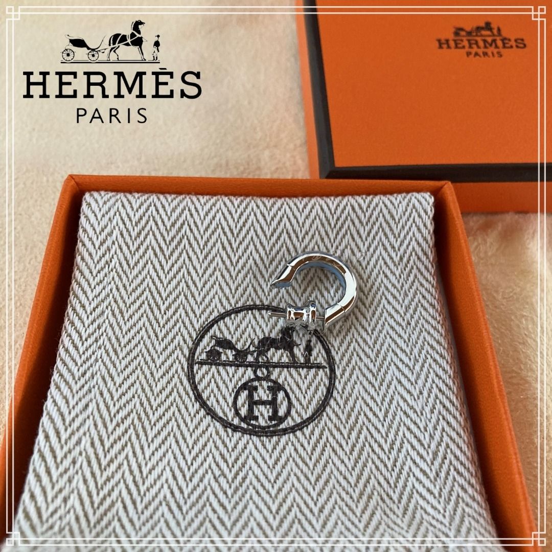 クール♪オシャレ☆》 エルメス シングル ピアス サボ Sabot (HERMES