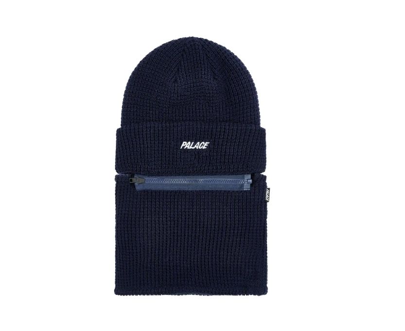 ☆23AW 大人気☆Palace ZIP OFF FACEWARMER P BEANIE (Palace
