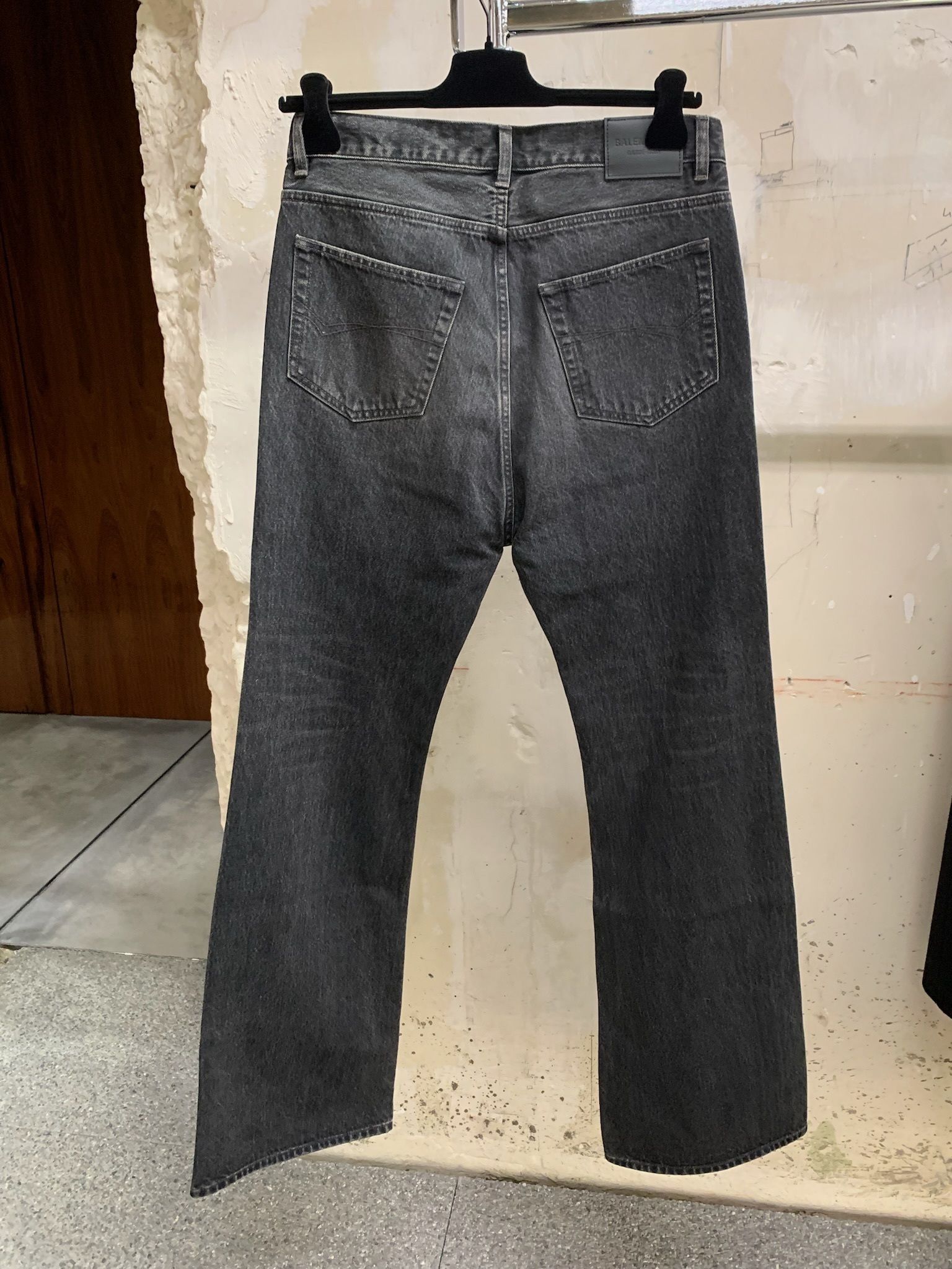 BALENCIAGA】FLARED パンツ ブラック デニム ジーパン (BALENCIAGA