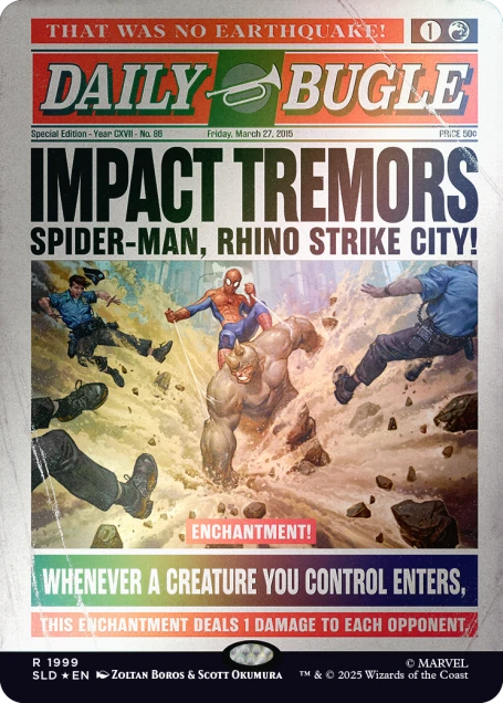 Secret Lair x Marvel's Spider-Man: Daily Bugle Breaking News Foil
