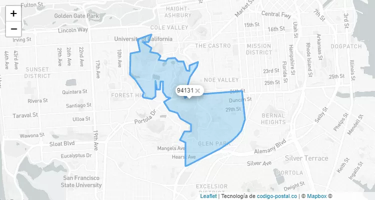 94131 ZIP Code - United States