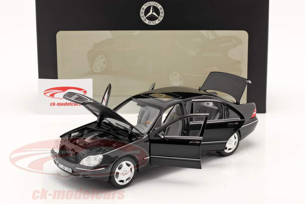 Norev 1:18 Mercedes-Benz S 600 (V220) year 2000-2005 obsidian