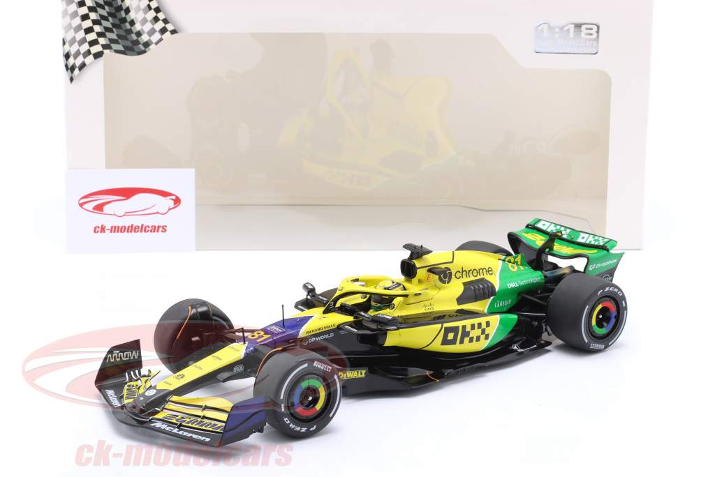 Solido 1:18 Oscar Piastri McLaren MCL38 #81 2nd Monaco GP Formula