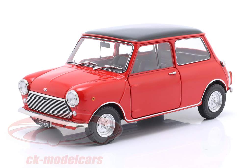 Mitica 1:18 Mini Cooper MK2 year 1968 red, black MITICA205004-D
