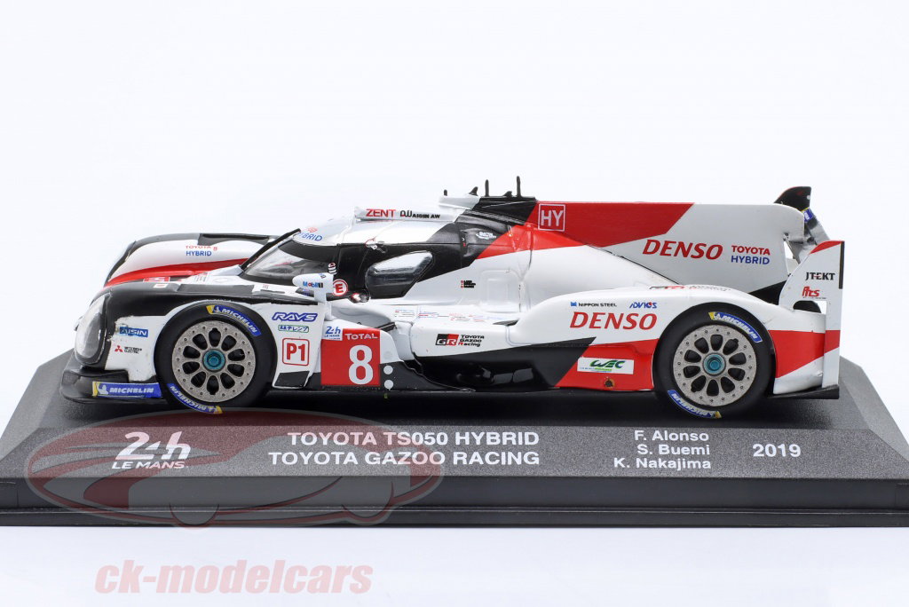 Altaya 1:43 Toyota TS050 Hybrid #8 Winner 24h LeMans 2019 Alonso