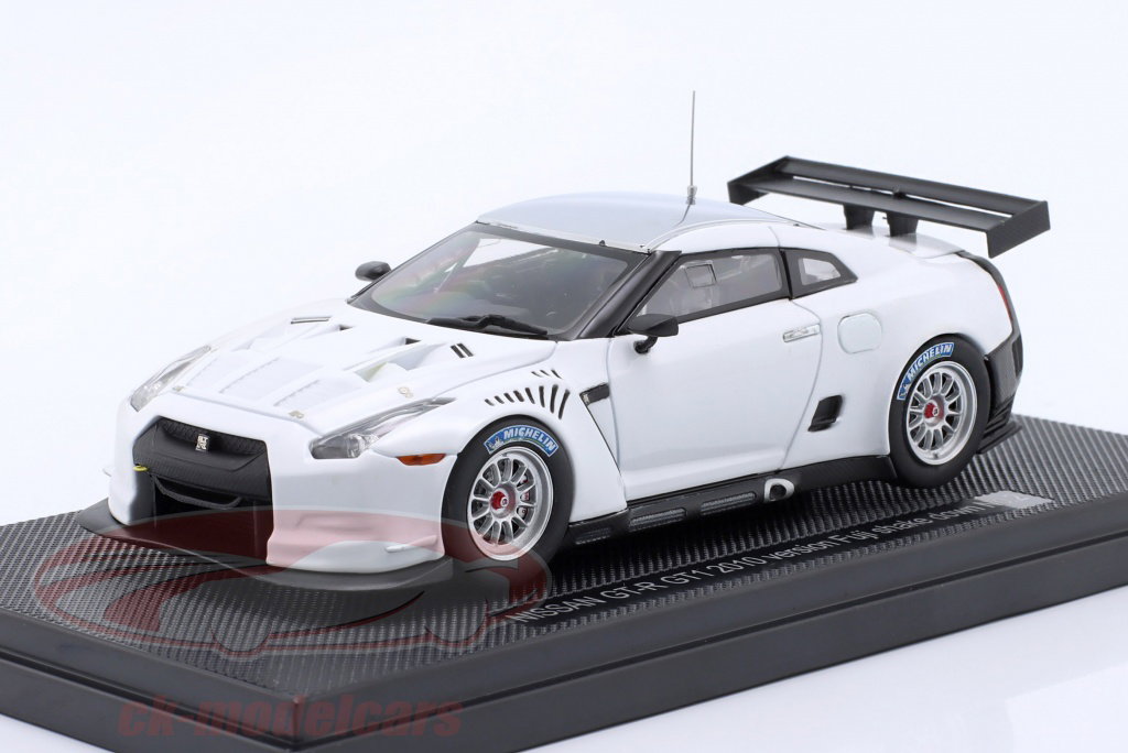 Ebbro 1:43 Nissan R35 GT-R GT1 Fuji Shake Down 2 2010 Plain Body