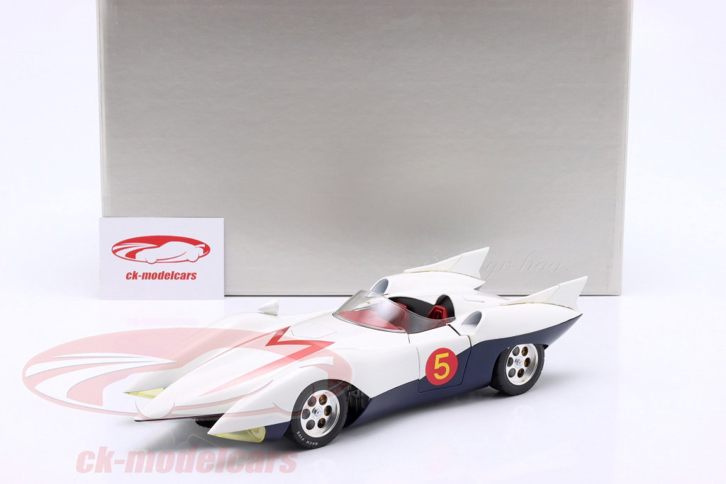Schwyn Haas 1:18 Hamilton Speed Racer Mach 5 weiß HAM-010
