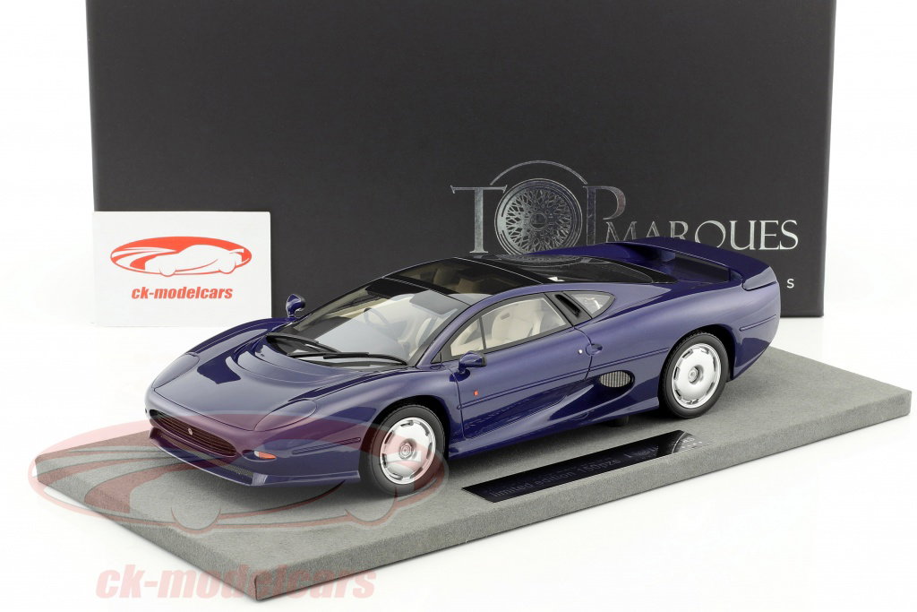 Jaguarジャガー XJ220 blue 1/18 ミニカー TopMarques 1:18 Jaguar XJ