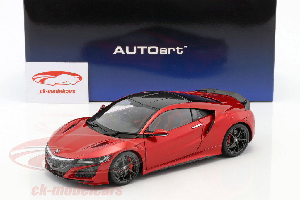 AUTOart 1:18 Honda NSX (NC1) year 2016 red metallic 73233 model