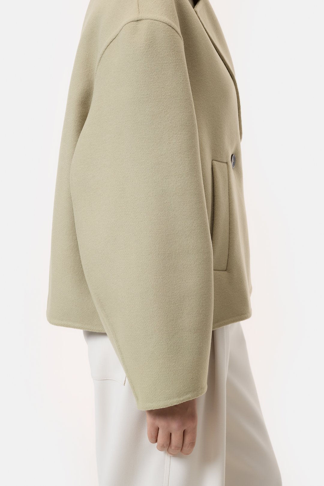 Double-faced peacoat | Closed