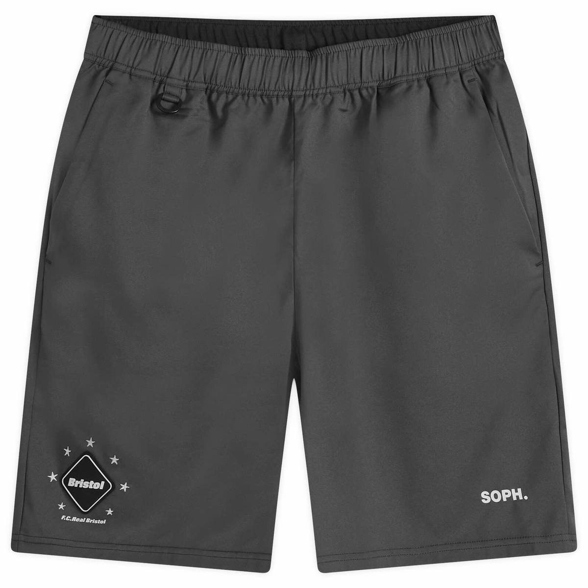 F.C. Real Bristol Men's Supplex Nylon Easy Shorts in Black F.C.