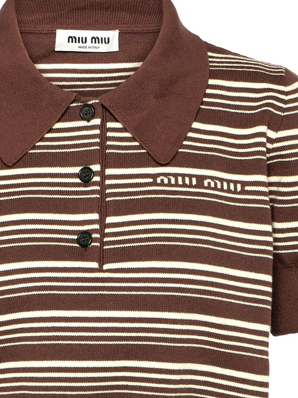 Miu Miu Cotton Polo Miu Miu