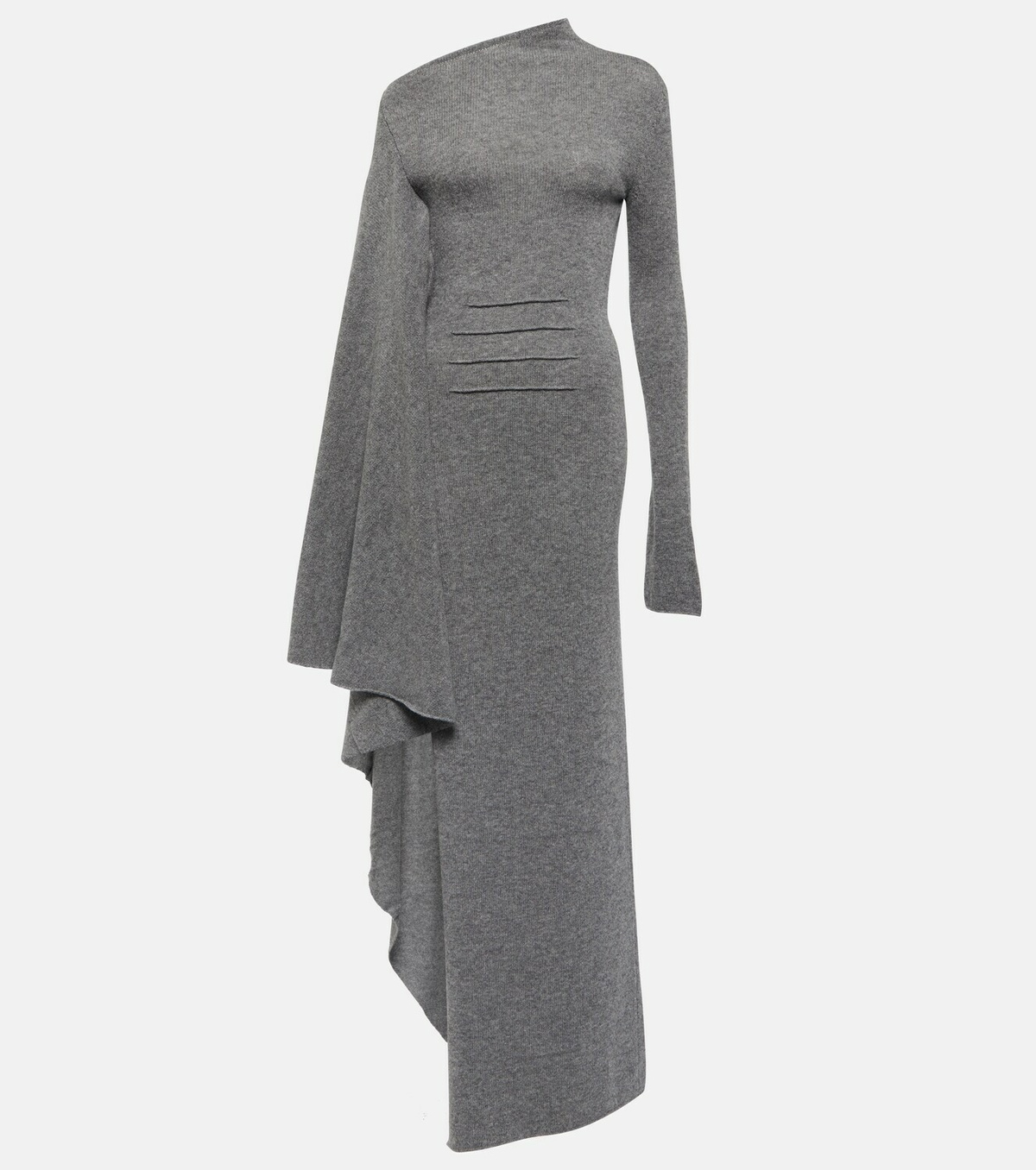 Ann Demeulemeester Zorka draped wool and cashmere maxi dress Ann