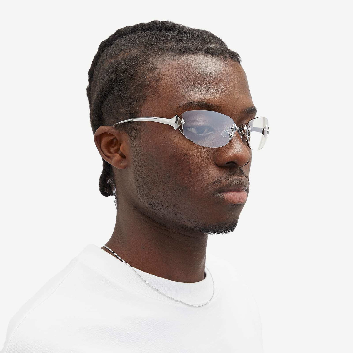 Gentle Monster TTA Sunglasses in Silver Gentle Monster
